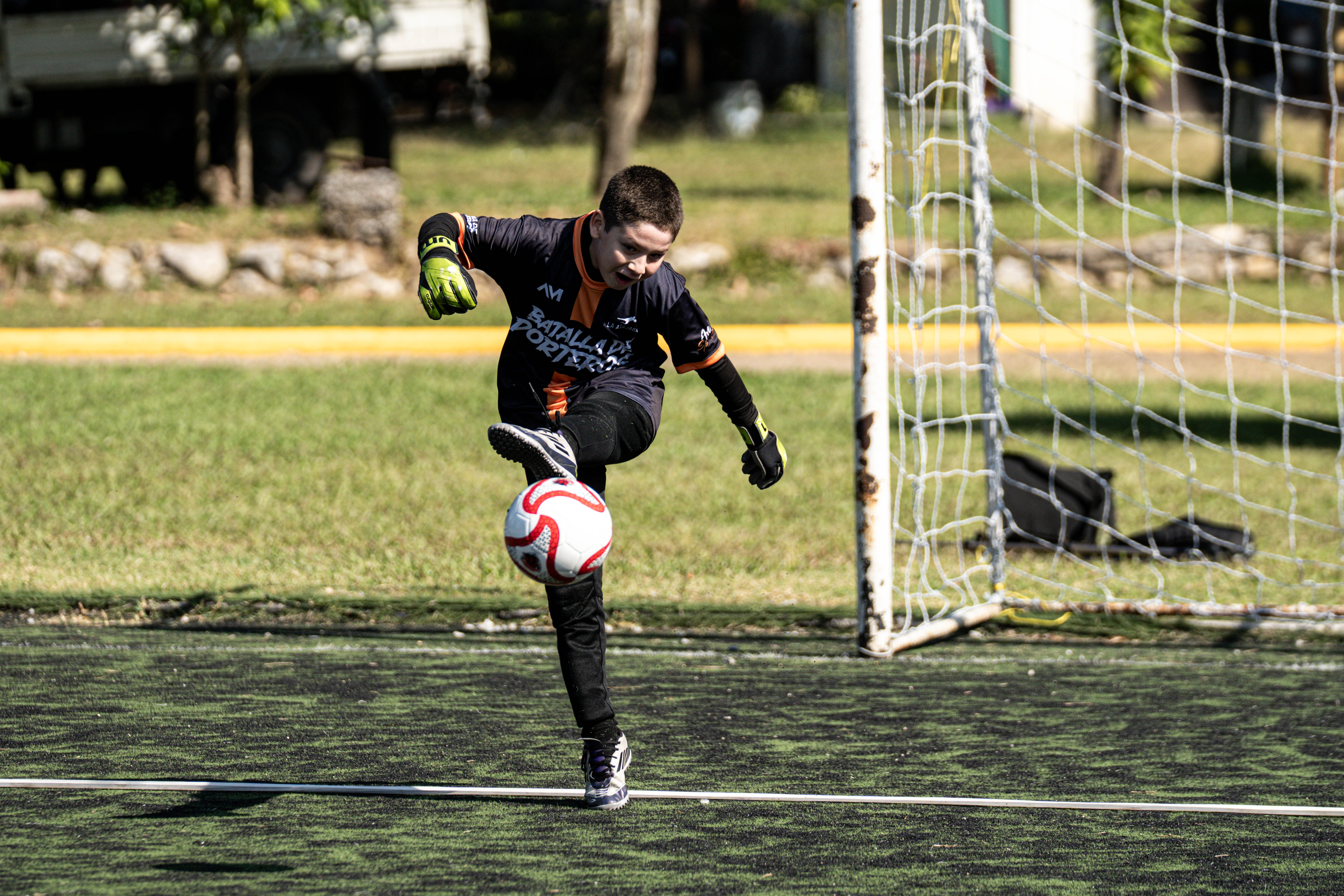 Luis Tellez en la Batalla de Porteros 2025